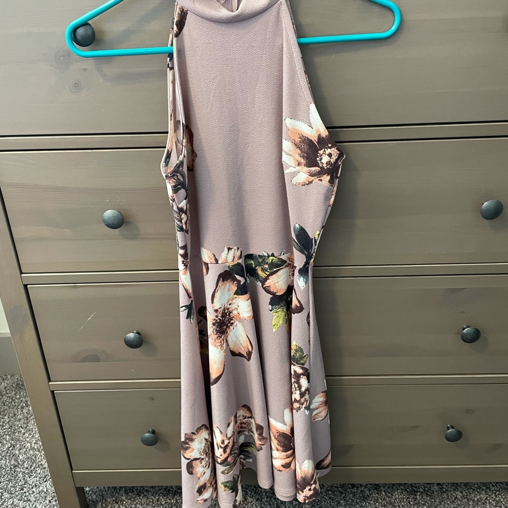 Cute purple floral dress